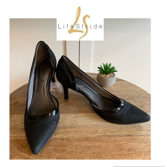 Life Stride | Shoes | Life Stride Saldana Flex Comfort Black Heels |  Poshmark
